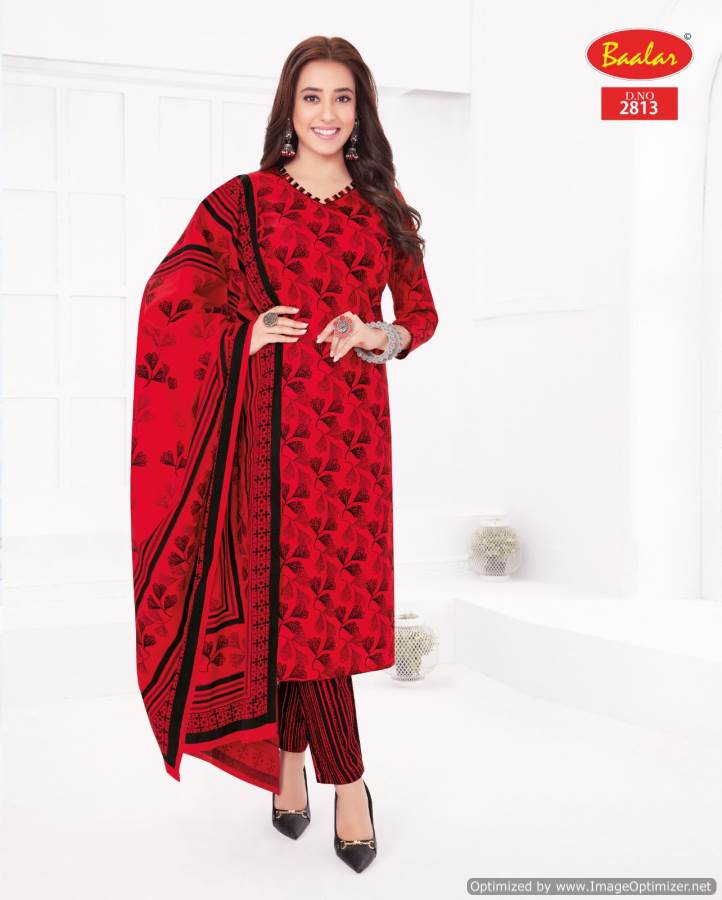Zaara Vol 28 By Baalar Printed Cotton Kurti With Bottom Dupatta Wholesale Price In Surat
